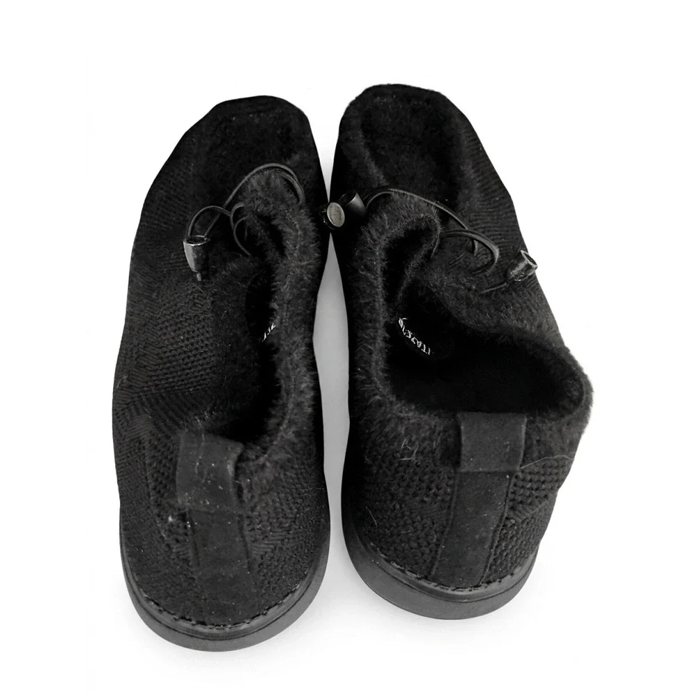 Men's Itazero Black knit Stretch Walking Casual Shoes Size 13